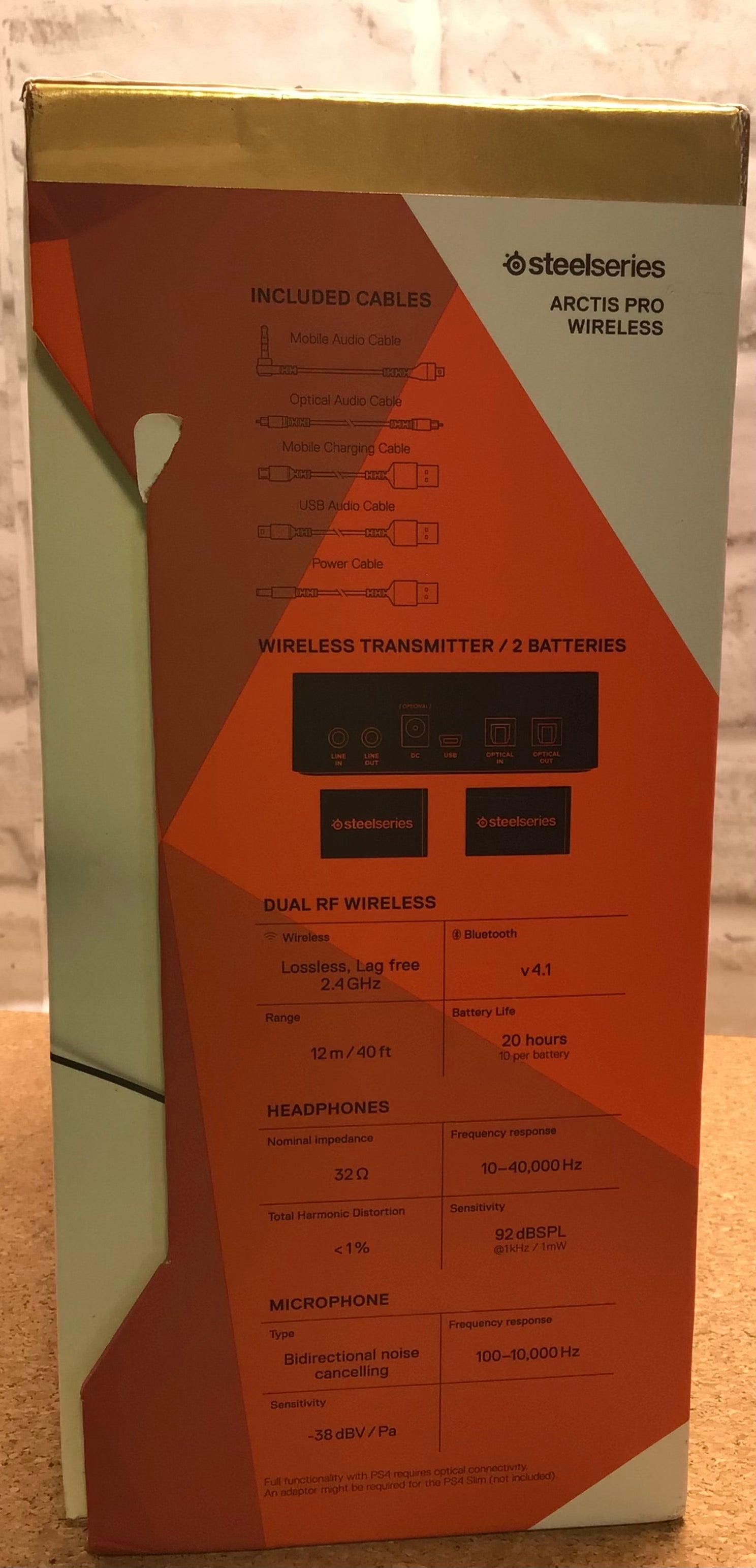 SteelSeries Arctis Pro Wireless Gaming Headset **FOR PARTS/NOT WORKING** (7899823079662)
